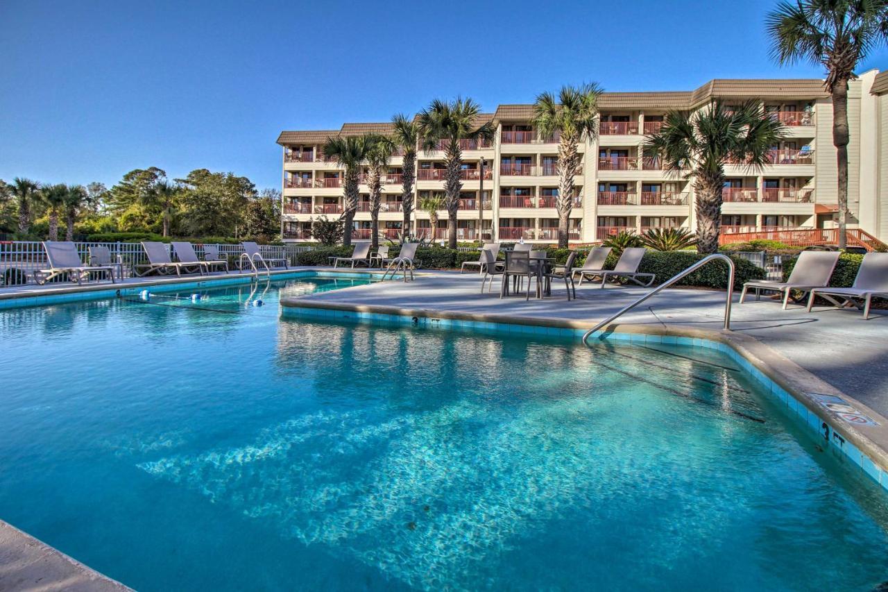Hilton Head Condo With Balcony And Pool, Walk To Beach Хилтон-Хед-Айленд Экстерьер фото